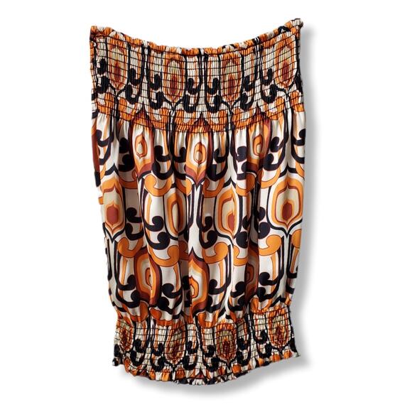 Women Y2K Vtg Wet Seal Tube Top M Disco Club Groovy Retro Hippie Boho NEW USA - Picture 5 of 8